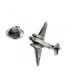 3D Passenger Plane 25x20mm Pin