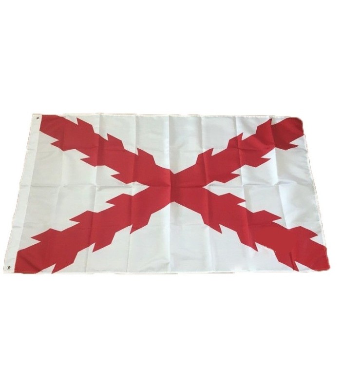 Bandera de la Cruz de San Andres Aspa de Borgoña 90 x150 cm