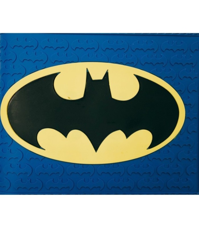Cartera Logo Batman Múltiple Azul