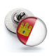 Castilla Leon Flag 16mm Magglass  Pin