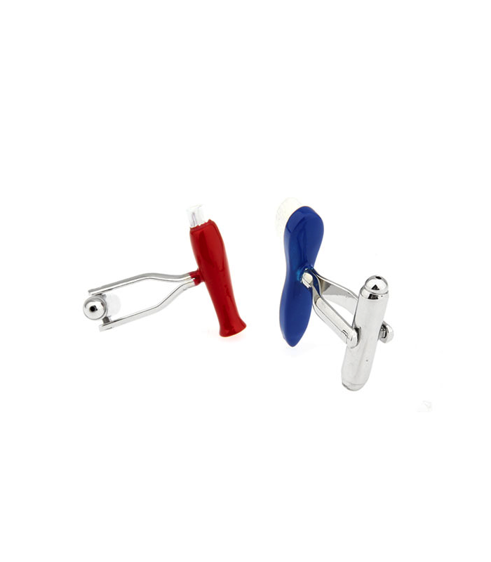 Gemelos de Camisa Dentífrico y Cepillo de Dientes