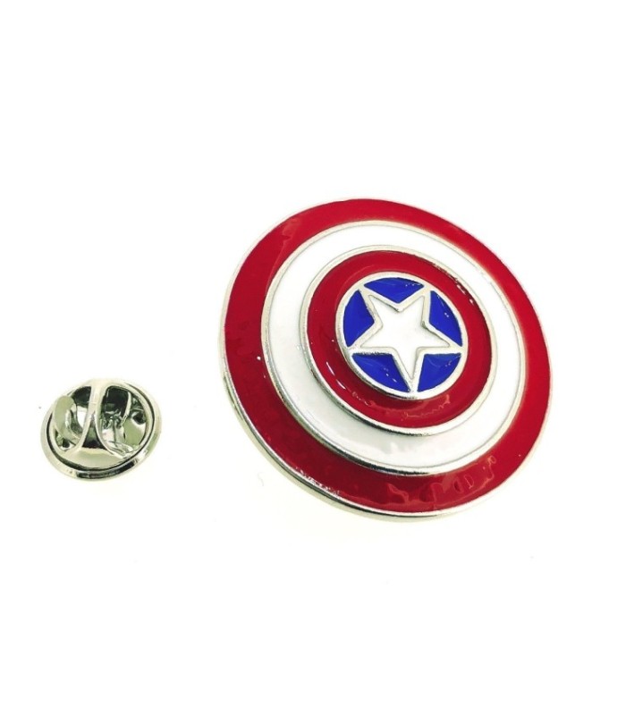 3.5 cm Captain America Shield Brooch 35 mm Pin