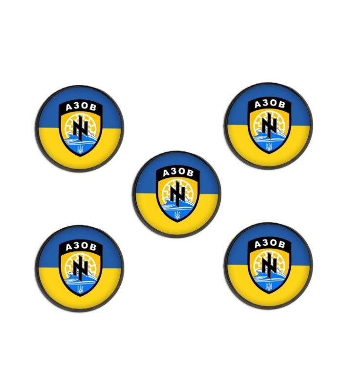 AZOV Spain flag 16mm Magglass Pin