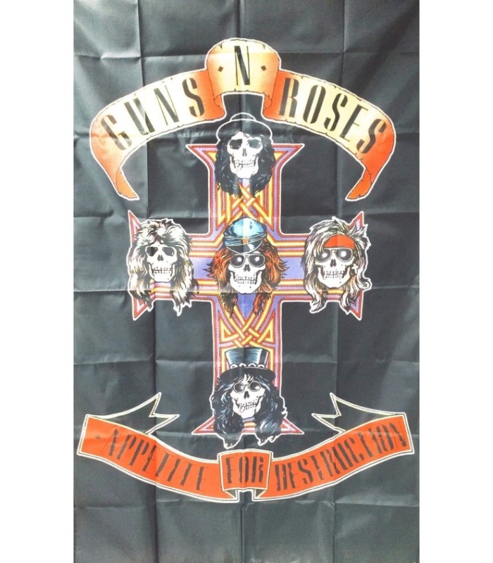 Bandera Guns N´Roses 90x150cm