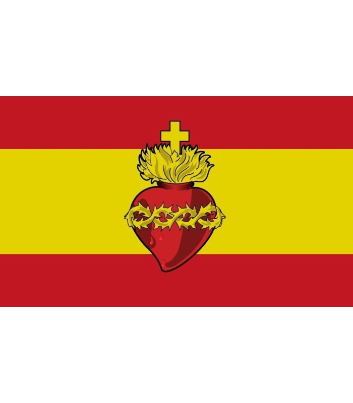 Bandera Sagrado Corazón de Jesus España 150x90cm