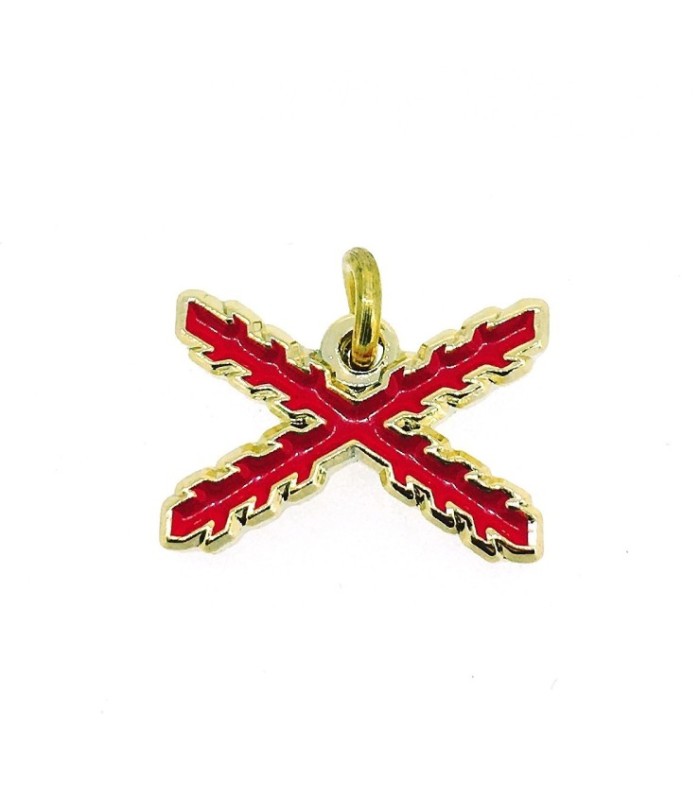Colgante Aspa de Borgoña Cruz de San Andres