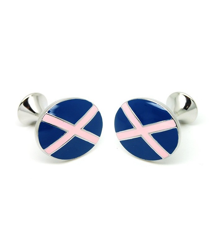 Gemelos  de Bandera Pink Cross