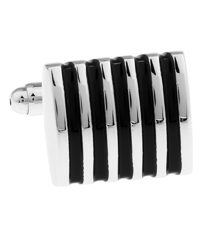 Gemelos Black Stripes in Steel II