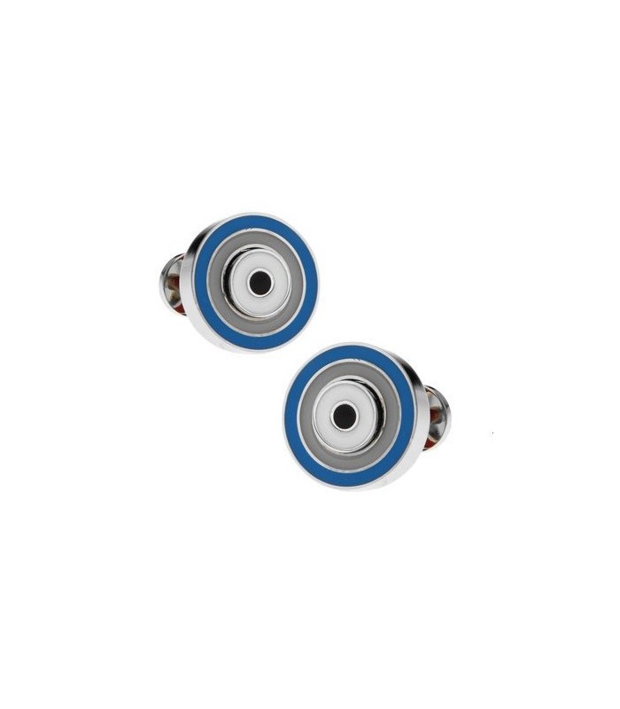 Gemelos Circles Reversible Blue and White