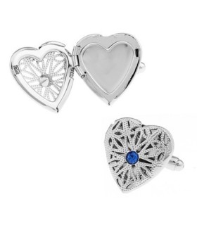 Gemelos Corazon Portafotos