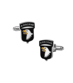 Gemelos de Camisa 101 Division Americana Aerotransportada 101st US Airborne Division Cufflinks