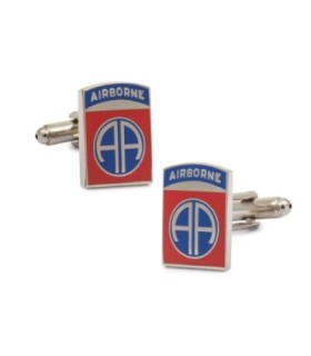 Gemelos de Camisa 82 Division Aerotransportada USA The 82nd Airborne Division US Cufflinks