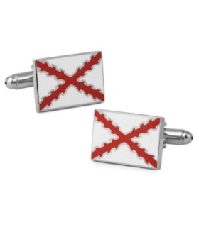 Gemelos de Camisa Aspa de Borgoña