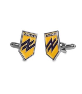 Gemelos de camisa Azov con esmaltado a color 2x1,5cm - Gemelolandia