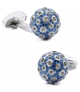 Gemelos de Camisa Blue Infinity Ball