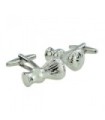 Gemelos de Camisa Brocha Afeitado 3D 20x10mm