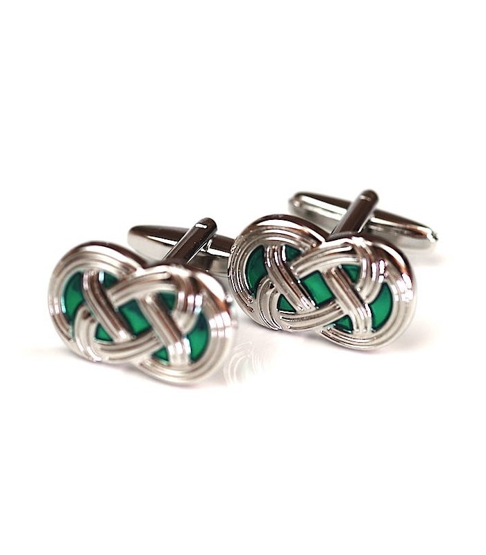 Gemelos de Camisa Celtic Green Design Cufflinks
