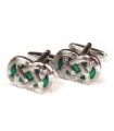 Gemelos de Camisa Celtic Green Design Cufflinks
