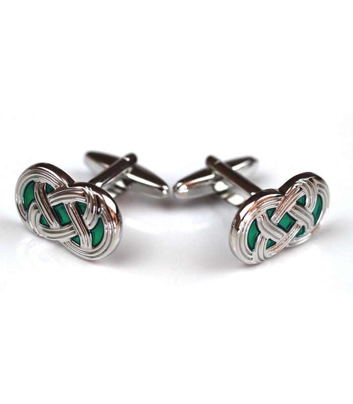 Gemelos de Camisa Celtic Green Design Cufflinks