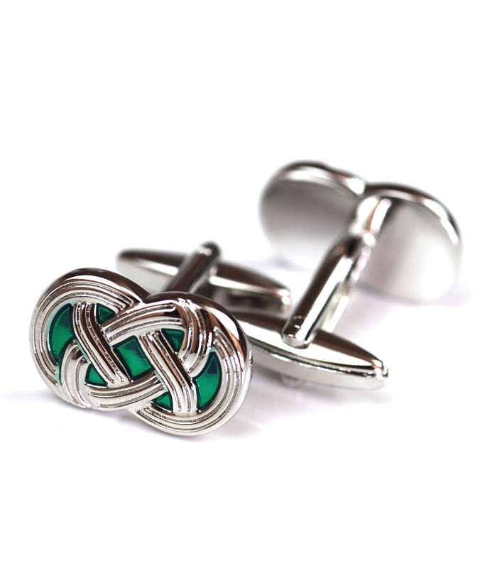 Gemelos de Camisa Celtic Green Design Cufflinks