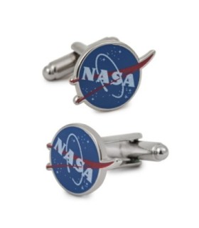 Gemelos de Camisa del Escudo de la NASA 18 mm