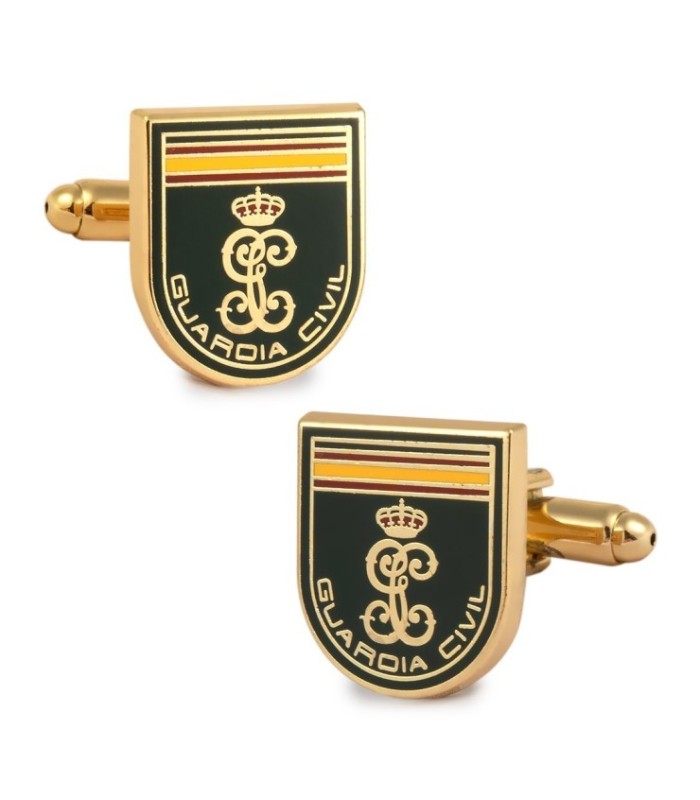 Gemelos de Camisa del Escudo Guardia Civil Cifra y Bandera