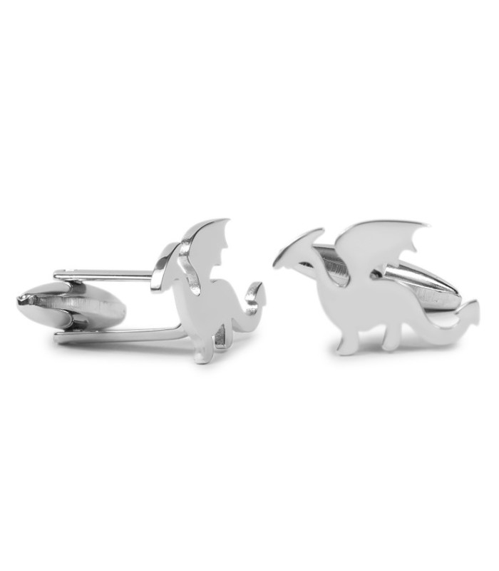 Gemelos de camisa Dragon Acero Inox 20 mm Gemelolandia