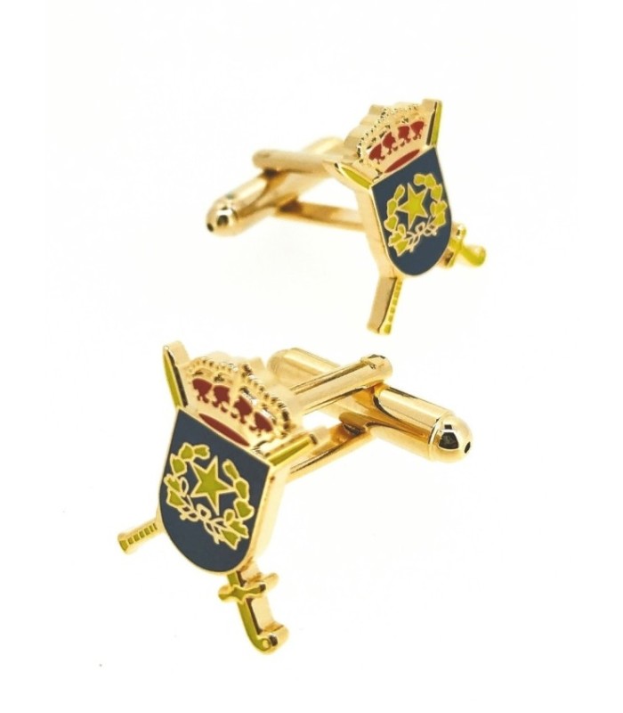 Gemelos de Camisa Escuela Estado Mayor 16 mm