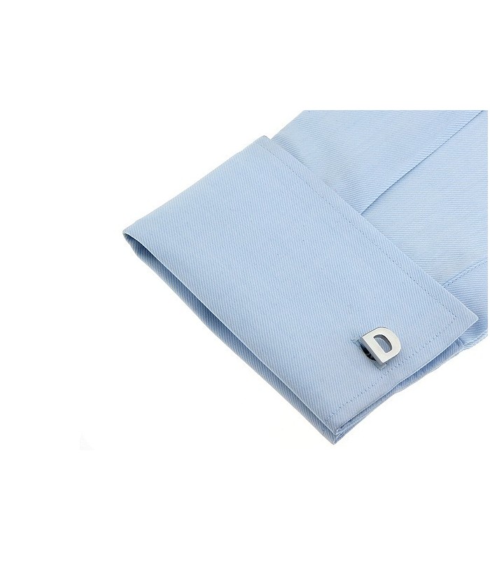 Gemelos de Camisa Inicial Letra D Medio Par