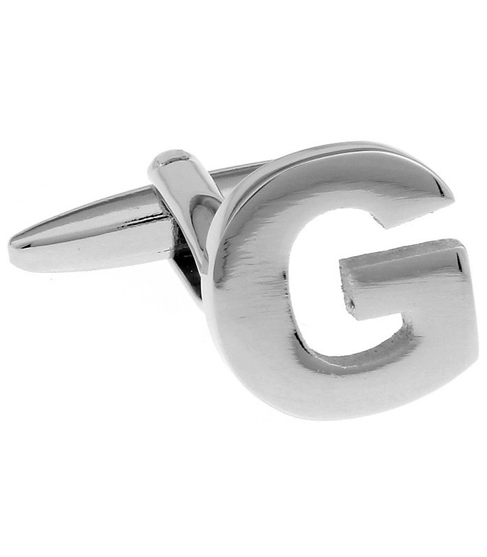 Gemelos de Camisa Inicial Letra G Medio Par