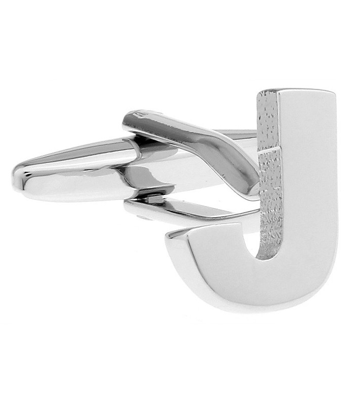 Gemelos de Camisa Inicial Letra J Medio Par