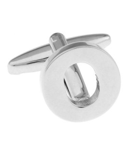 Gemelos de Camisa Inicial Letra O Medio Par