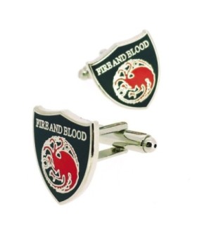 Gemelos de Camisa Juego de Tronos Casa Targaryen Shield