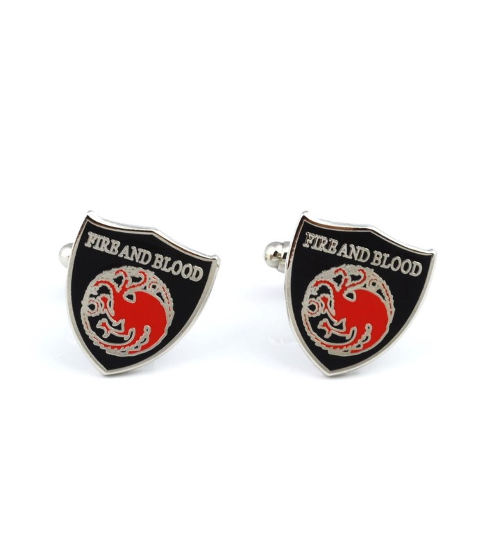 Gemelos de Camisa Juego de Tronos Casa Targaryen Shield