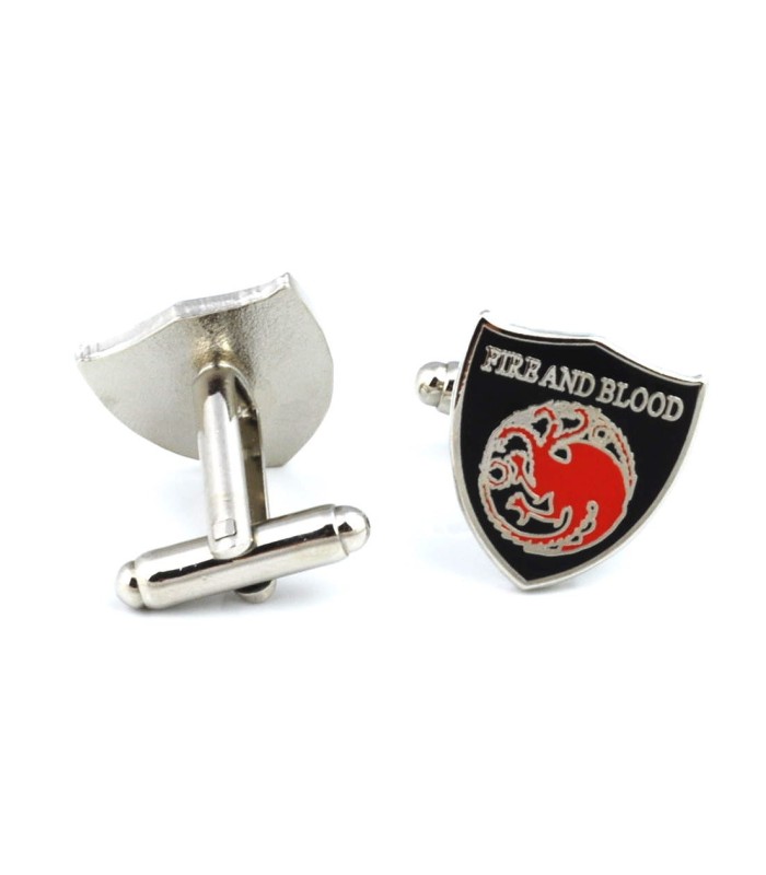 Gemelos de Camisa Juego de Tronos Casa Targaryen Shield