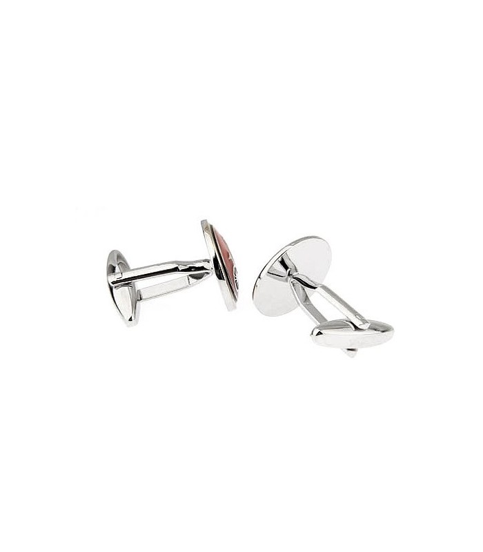 Gemelos de Camisa Logo Bicicleta Roja