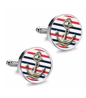 Gemelos de Camisa Magglass Ancla Nautico Nº6 16mm