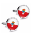Gemelos de Camisa Magglass Bandera de Cantabria 16mm