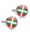 Gemelos de Camisa Magglass Bandera de Euskadi 16mm