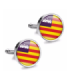 Gemelos de Camisa Magglass Bandera de Islas Baleares 16mm