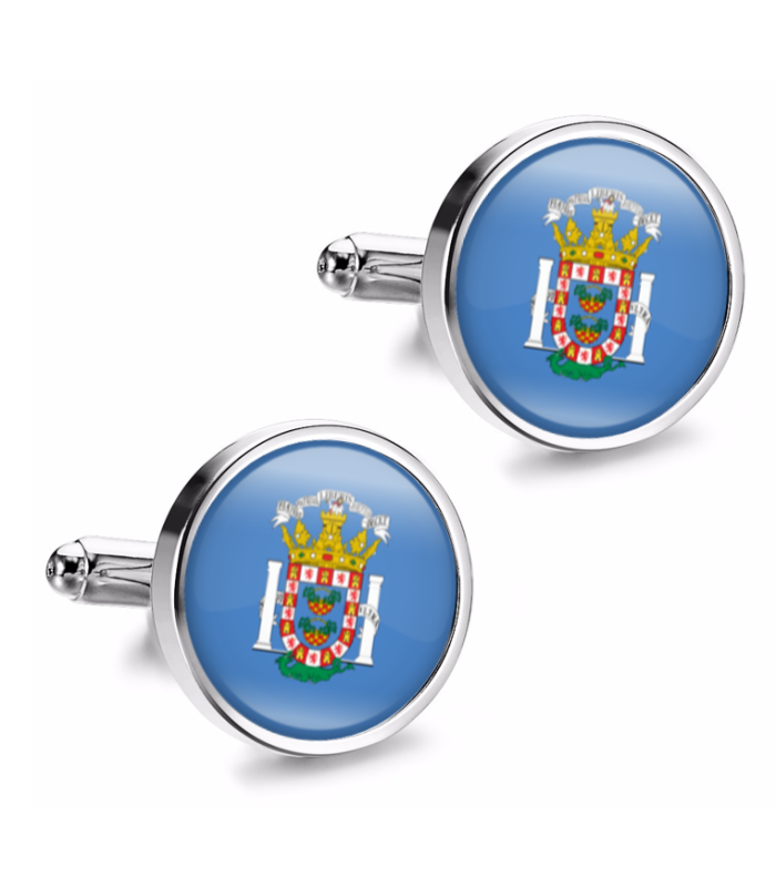 Gemelos de Camisa Magglass Bandera de Melilla 16mm