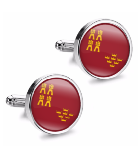 Gemelos de Camisa Magglass Bandera de Murcia 16mm