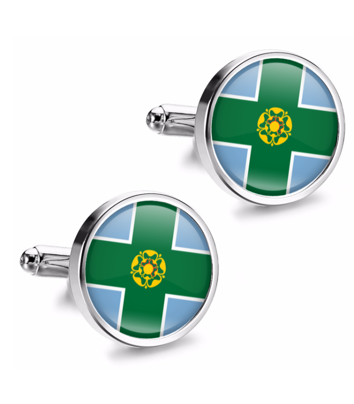 Gemelos de Camisa Magglass Bandera Regiones England Derbyshire