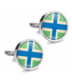 Gemelos de Camisa Magglass Bandera Regiones England Gloucestershire