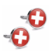 Gemelos de Camisa Magglass Bandera Suiza Switzerland