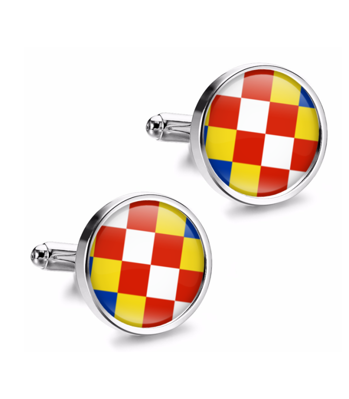 Gemelos de Camisa Magglass Banderas Regiones Belgica Antwerp