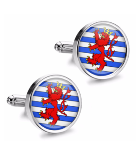Gemelos de Camisa Magglass Banderas Regiones Belgica Luxembourg