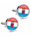 Gemelos de Camisa Magglass Banderas Regiones Belgica Luxembourg mod 2