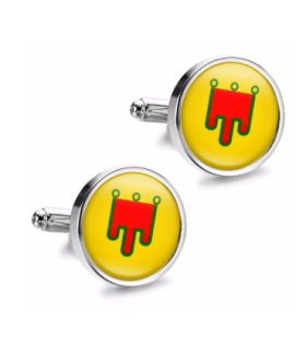 Gemelos de Camisa Magglass Banderas Regiones Francia Auvergne