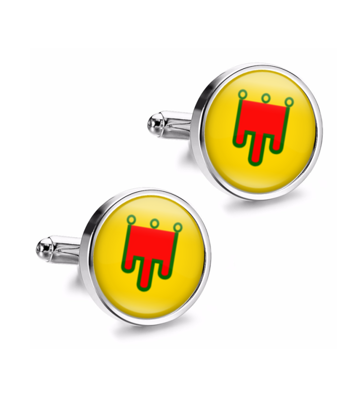 Gemelos de Camisa Magglass Banderas Regiones Francia Auvergne